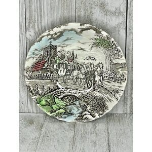 Vintage MYOTT STAFFORDSHIRE Royal Mail Multicolor Bowl